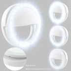 Portable Selfie Ring Clip On for Mobile Phone