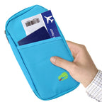 Travel Passport Wallet 12Cells Ticket ID Credit Card Holder Water Repellent Documents Phone Organizer
