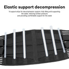 Adjustable Lower Back Brace Lumbar Support Waist Belt For Men Women