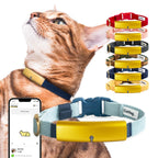 Catlog Health Tracker for Cats - Smart Cat Collar with Safety Breakaway Buckle for Indoor Cats Wellness Alerts Real-time Monitoring (Ice Blue XL)