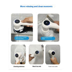 Electric Cleaning Brush Household Multi-functional Wireless Washing Pot Hand-held Brush