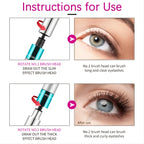 4D Silk Fiber Mascara for Lengthening & Thickening Lashes
