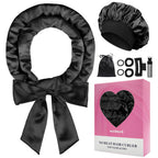 weiwei Satin Heatless Curlers Hair Curler Heatless Curls Overnight Hair Curlers to Sleep In Overnight Curls Headband 70" Hair Curlers No Heat 9 Pcs Satin Heatless Curling Set for Women Long Hair