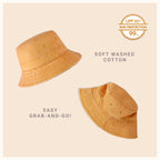 Classic Cotton Bucket Hat for Summer – Lightweight Cotton Sun Hat