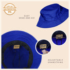 Classic Cotton Bucket Hat for Summer – Lightweight Cotton Sun Hat
