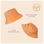 Classic Cotton Bucket Hat for Summer – Lightweight Cotton Sun Hat
