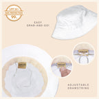 Classic Cotton Bucket Hat for Summer – Lightweight Cotton Sun Hat