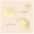 Classic Cotton Bucket Hat for Summer – Lightweight Cotton Sun Hat