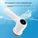 Electric Cleaning Brush Household Multi-functional Wireless Washing Pot Hand-held Brush