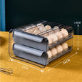 Transparent 32-Grid Double-Layer Egg Storage Box
